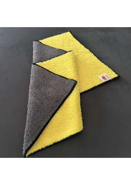 4 Parça Mikrofiber , Güderi Oto Yıkama Araç Kurulama Araba Temizleme Seti
