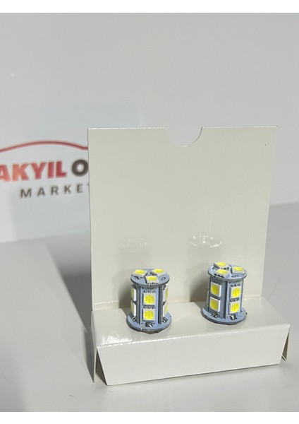 LED Beyaz Ampul 13 LED (1016)