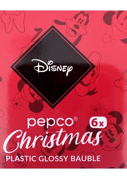 Minnie&mickey Yılbaşı Ağacı Süslemesi 6 Adet modelleri