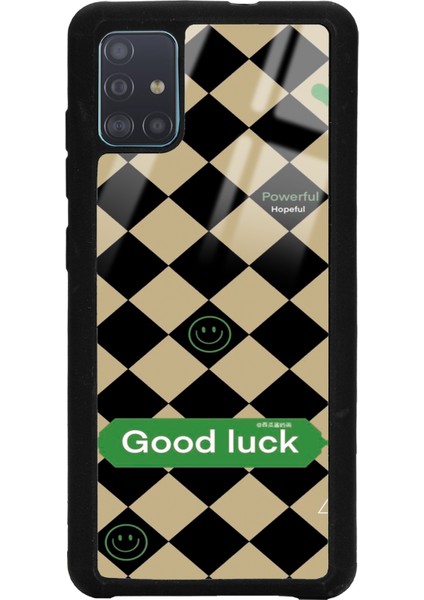 Samsung A51 Good Luck Tasarımlı Glossy Telefon Kılıfı