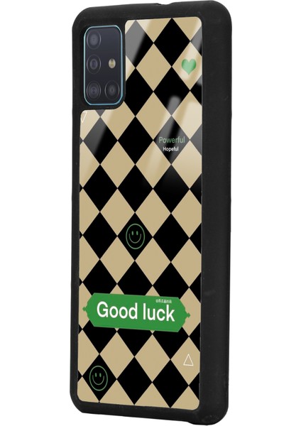 Samsung A51 Good Luck Tasarımlı Glossy Telefon Kılıfı