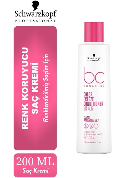 Bonacure Bc Clean Renk Koruyucu Saç Kremi 200 ml 3 Adet