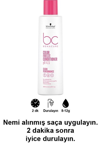 Bonacure Bc Clean Renk Koruyucu Saç Kremi 200 ml 3 Adet