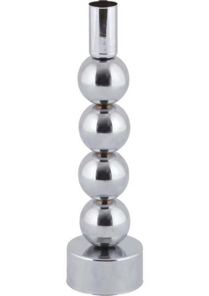 Esin Şamdan Gümüş Kaplama Dekoratif Metal Mumluk Bb fırsatları