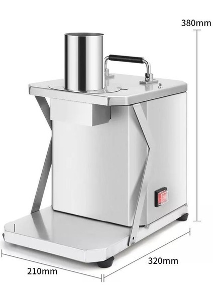 Ex-06 Elektrikli Paslanmaz Çelik Meyve Sebze Gıda Küp Makinesi fırsatları