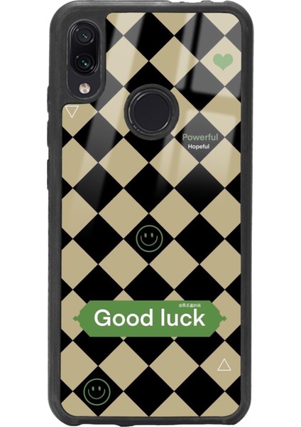 Xiaomi Redmi Note 7 Good Luck Tasarımlı Glossy Telefon Kılıfı