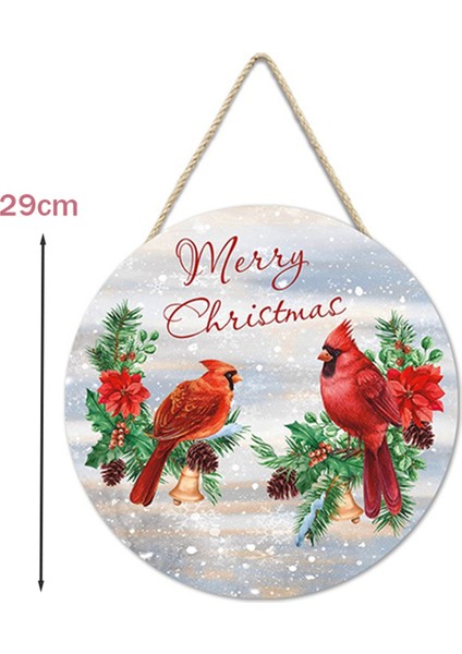 Ön Kapı Için Kış Çelenkleri, Noel Kapı Askısı, Mutlu Noeller Tabelası, Kış Duvar Dekoru, Kar Tanesi Çelengi (Yurt Dışından)