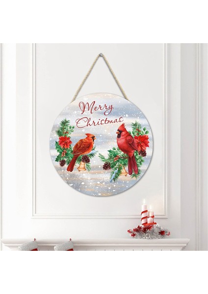 Ön Kapı Için Kış Çelenkleri, Noel Kapı Askısı, Mutlu Noeller Tabelası, Kış Duvar Dekoru, Kar Tanesi Çelengi (Yurt Dışından)