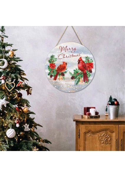 Ön Kapı Için Kış Çelenkleri, Noel Kapı Askısı, Mutlu Noeller Tabelası, Kış Duvar Dekoru, Kar Tanesi Çelengi (Yurt Dışından)