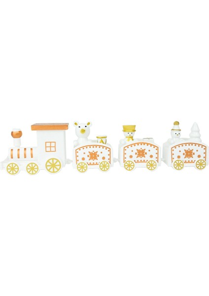 4 Adet Noel Tren Süsleri Tren Dekorlu Mini Tren Dekor Noel Partisi Için Set (Yurt Dışından) fiyatları