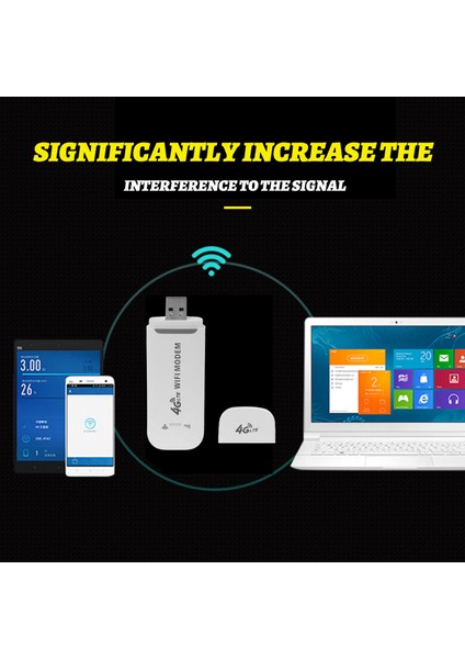 Win Xp Vista 7/10 10.4 Için Wifi Hotspot 4g Kablosuz Yönlendirici ile 4g Lte USB Modem Ağ Adaptörü (Yurt Dışından)