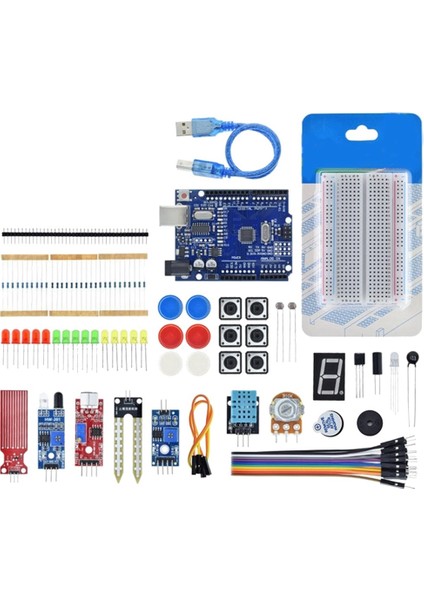R3 New Maker 400 Delikli Set Anahtarı Breadboard Sensörü Engellerden Kaçınma Modülü LED Işık (Yurt Dışından)