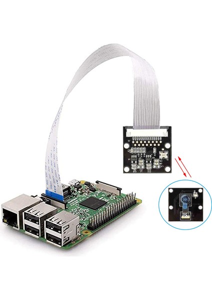 4b/3b 1.4 Inç Cmos 2.8 Diyafram 3.4mm Uzunluk 5 Milyon Piksel OV5647 1080 P Mini Kamera Modülü (Yurt Dışından)