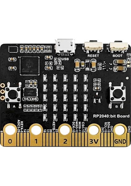 RP2040 Geliştirme Kartı Için Python Programlama Kartı Boyutu ve Bağlantı Noktası Yüksek Uyumlu Mini Bit Pico Kartı (Yurt Dışından)