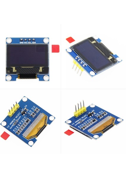 Kit Beyaz Ekran Için 0.96 Inç Iıc I2C Seri Gnd 128X64 OLED LCD LED Ekran Modülü (Yurt Dışından)