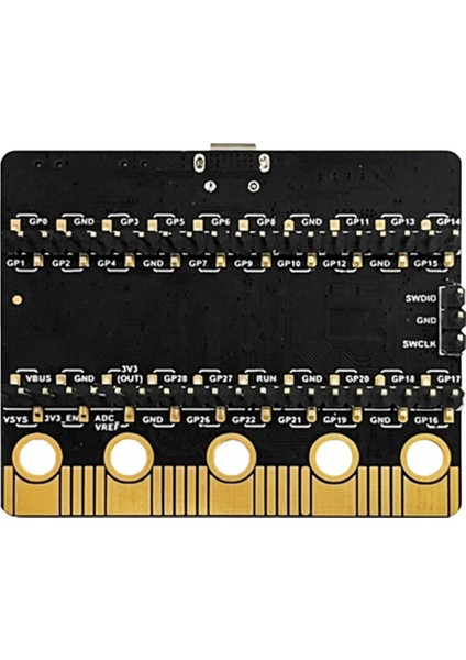 RP2040 Geliştirme Kartı Için Python Programlama Kartı Boyutu ve Bağlantı Noktası Yüksek Uyumlu Mini Bit Pico Kartı (Yurt Dışından)