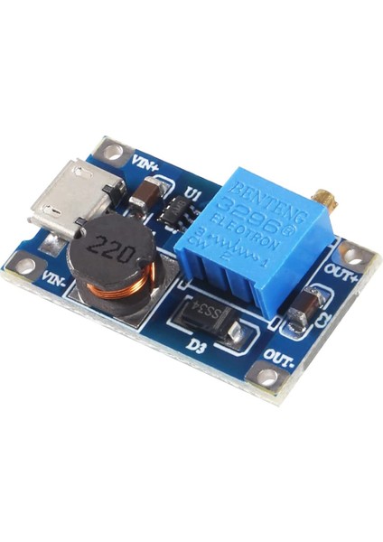 5 Adet 2A Dc-Dc Step Up Boost Modülü Mikro USB Ile, Step Up Boost Dönüştürücü Güç Kaynağı Voltaj Regülatörü (Yurt Dışından)