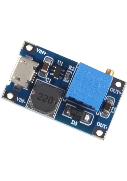 5 Adet 2A Dc-Dc Step Up Boost Modülü Mikro USB Ile, Step Up Boost Dönüştürücü Güç Kaynağı Voltaj Regülatörü (Yurt Dışından)