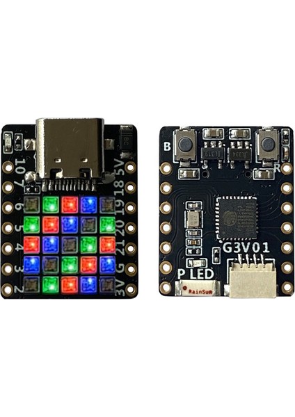 ESP32-C3FH4 Rgb Geliştirme Kartı Rısc-V Wifi Bluetooth Geliştirme Kartı Python ile Uyumlu (Yurt Dışından)