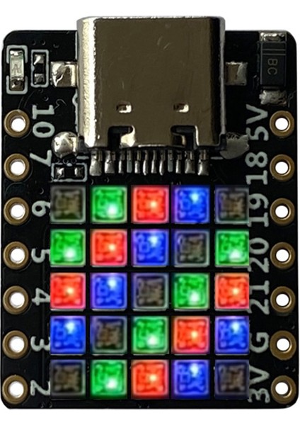 ESP32-C3FH4 Rgb Geliştirme Kartı Rısc-V Wifi Bluetooth Geliştirme Kartı Python ile Uyumlu (Yurt Dışından)