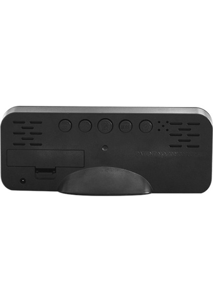 Basit Saat Sevimli Öğrenci Çalar Saat LED Elektronik Saat Yazı Tipi Başucu Saati Siyah Kabuk Beyaz Işık (Yurt Dışından) modelleri