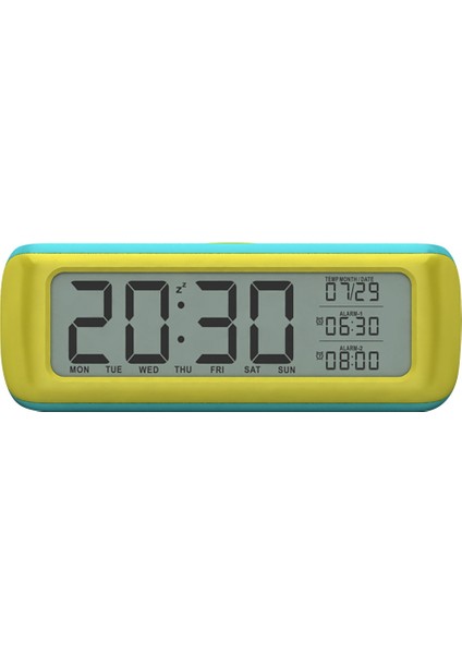 Yatak Odası Için Dijital Çalar Saat, Ertelemeli LCD Ekranlı Başucu Çalar Saat, Dijital Çalar Saat Sarı (Yurt Dışından)