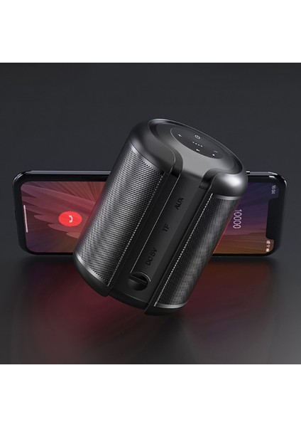 Kablosuz Bluetooth Hoparlör Subwoofer Mini Çalar Açık Taşınabilir Yüksek Hacimli Cep Telefonu Küçük Çelik Top (Yurt Dışından)