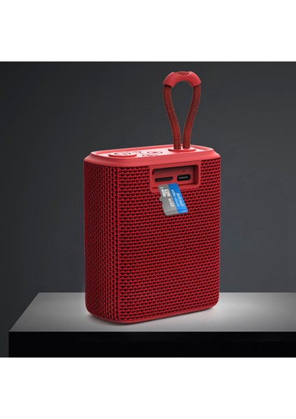 Ipx6 Su Geçirmez Duş Bluetooth Hoparlör Plaj Açık Kırmızı Için Hd Ses ile Taşınabilir Kablosuz Açık Hoparlör (Yurt Dışından)