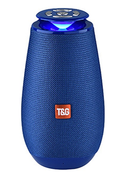 LED Flaş Işığı ile Taşınabilir Kablosuz Bluetooth Hoparlör Bas Hoparlör Desteği Tf Kart Fm Radyo Aux (Yurt Dışından)