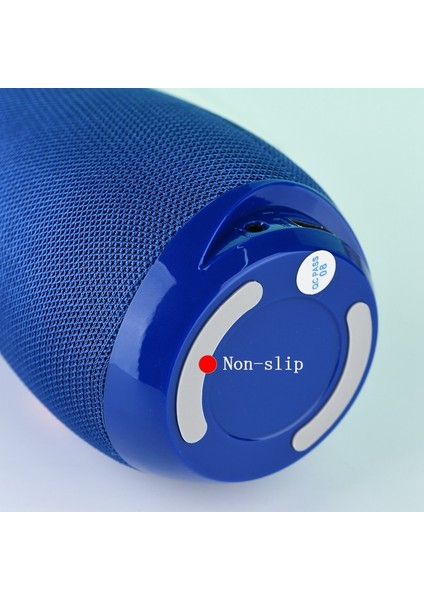 LED Flaş Işığı ile Taşınabilir Kablosuz Bluetooth Hoparlör Bas Hoparlör Desteği Tf Kart Fm Radyo Aux (Yurt Dışından)