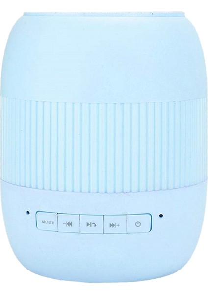 Bluetooth Hoparlör, Taşınabilir 2000 Mah Temas Kontrollü LED Renkli Gece Işığı Lambası Müzik Akıllı Telefon/tablet/dizüstü Bilgisayar Için Gürültü Önleyici Mikrofon ile (Mavi) (Yurt Dışından)