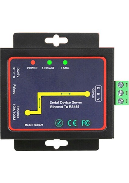 RS485 Tcp/ıp Dönüştürücü Ethernet Sunucu Modülü Iletişim Dönüştürücü (Ab Fişi) (Yurt Dışından)