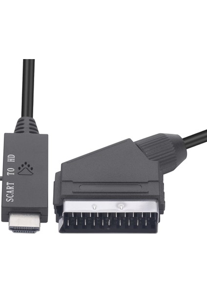 1080P Scart - Uyumlu Dönüştürücü Bilgisayar Projeksiyonunu Scart Ürünleri Için Tv Adaptörüne Hd Ürünleri Bağlama (Yurt Dışından)