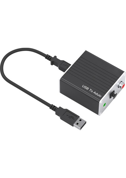 USB Harici Ses Kartı Güçsüz Koaksiyel Dijital Ses Dönüştürücü Bilgisayar Hifi Cep Telefonundan Aux'a Fiber Için (Yurt Dışından)
