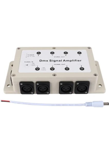 Dc 12-24 V 8 Kanal Çıkışı Dmx DMX512 LED Denetleyici Sinyal Amplifikatör Ev Ekipmanları Için Splitter Dağıtıcı (Yurt Dışından)