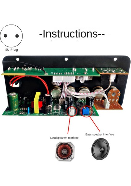 D50 35W Subwoofer Güç Amplifikatörü Kurulu Optik Ses ile 12V24V220V Ses Ab Tak Için Bluetooth Ses Amplifikatörü Kurulu (Yurt Dışından)