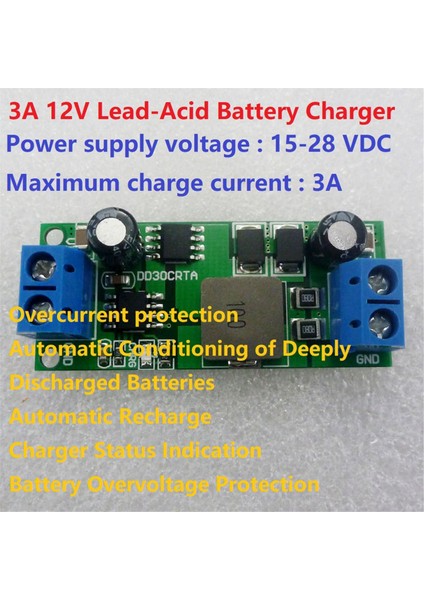 3A 12V 1-1000AH Kurşun-Asit Şarj Cihazı Akümülatör Şarj Cihazı Ups Araba Motosikletleri Için Elektrikli Karayolu Aracı, A (Yurt Dışından)