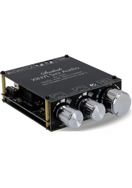 XY-T50H Bluetooth 5.0 Amplifikatör Kurulu TPA3116D2 50W+50W Yüksek Bas Ayarlanabilir Stereo Dijital Amplifikatör Kurulu Ses Modülü (Yurt Dışından)