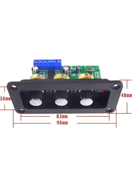 Bluetooth 5.0 Amplifikatör Güç Ses Kartı 30W Mono Kademeli Güç Amplifikatör Kartı, U Disk Kod Çözücü, USB Hatlı (Yurt Dışından)