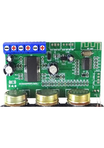 Bluetooth 5.0 Amplifikatör Güç Ses Kartı 30W Mono Kademeli Güç Amplifikatör Kartı, U Disk Kod Çözücü, USB Hatlı (Yurt Dışından)