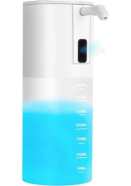 Sabunluk, Kızılötesi Sensörlü Temassız Köpük Sabunluk, Banyo Beyaz Için Su Geçirmez Köpük Sabunluk (Yurt Dışından)