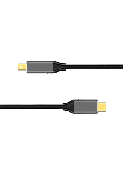 USB C - Mini Displayport Kablosu 3 - Mini Dp Kablosu Için USB Tip C 4K Adaptör Kablosu (Yurt Dışından)