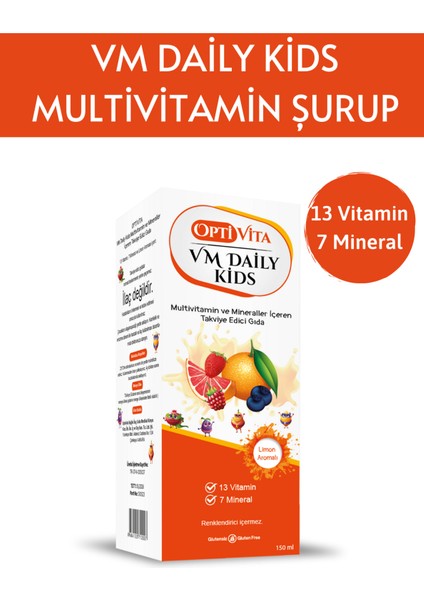 Vm Daily Kids Çocuklar Için Multivitamin Şurup