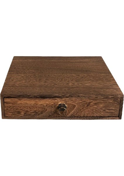 Hatıı Depolama Ahşap Kutu Dıy El Sanatları Ahşap Kutuları 25.5X24.5X6 cm (Yurt Dışından) fiyatları