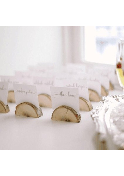 10 Ahşap Numaraları Kart Sahipleri Yarım Yuvarlar El Sanatları Seçeneği 1-10 (Yurt Dışından) fiyatları