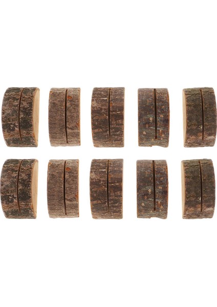 10 Ahşap Numaraları Kart Sahipleri Yarım Yuvarlar El Sanatları Seçeneği 1-10 (Yurt Dışından) modelleri