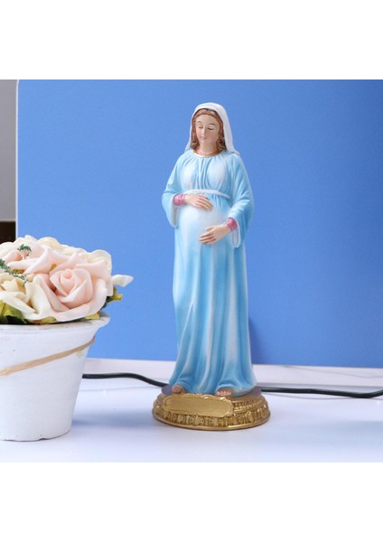 Heykeli Şekil Katolik Madonna Reçine El Sanatları #a (Yurt Dışından) indirimleri