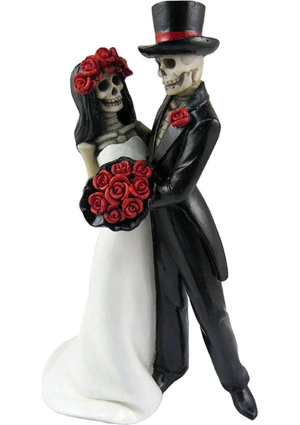 Romantik I Çift Kafatası Heykelcik El Sanatları Üstü (Yurt Dışından)