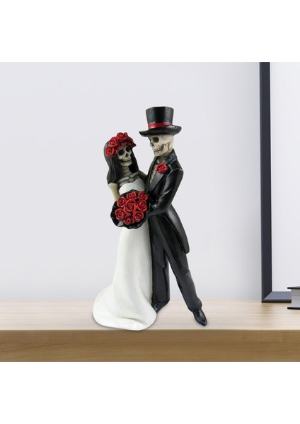 Romantik I Çift Kafatası Heykelcik El Sanatları Üstü (Yurt Dışından) fırsatları