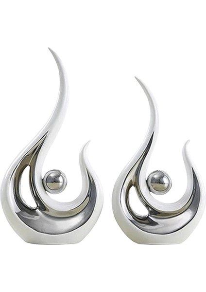 2 Paket Seramik Heykeli Heykelcik Heykel Yemek Odası Sehpa Için (Yurt Dışından) fiyatları